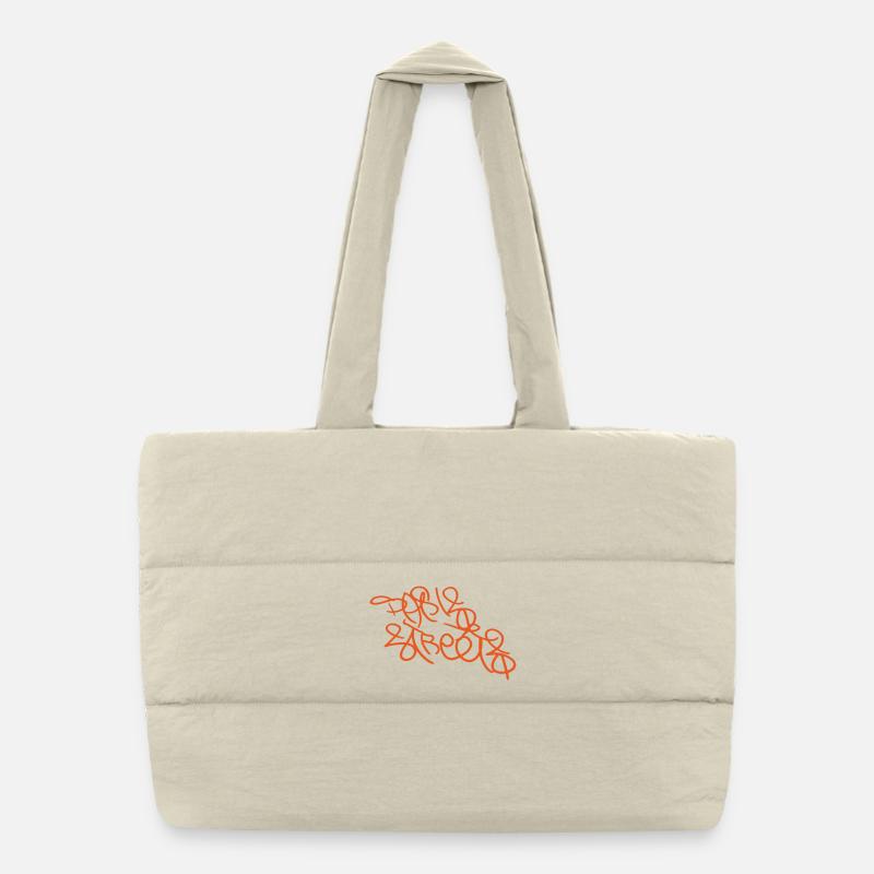 T-shirt le plus cool de Paris Sac shopping matelassé