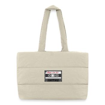 Mixtape in Love Vol.1 - Puffer Shopping Bag - natural - Front
