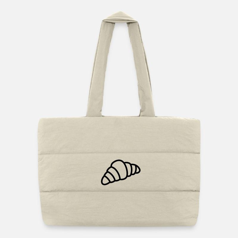 Halbmond Puffer-Einkaufstasche