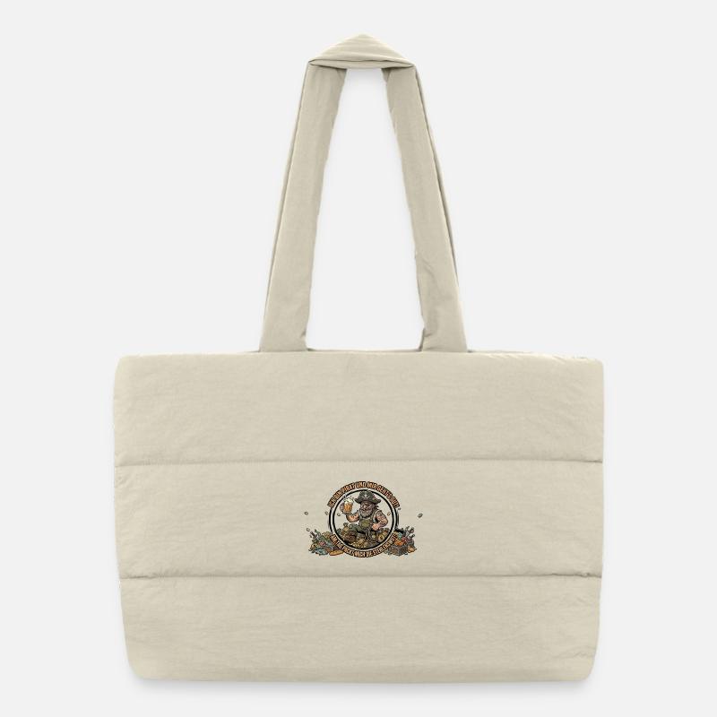 Pirate avec butin et bière Sac shopping matelassé