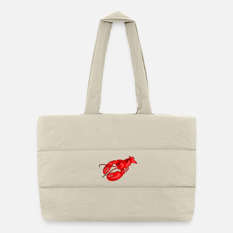 lobster Puffer Shopping Bag