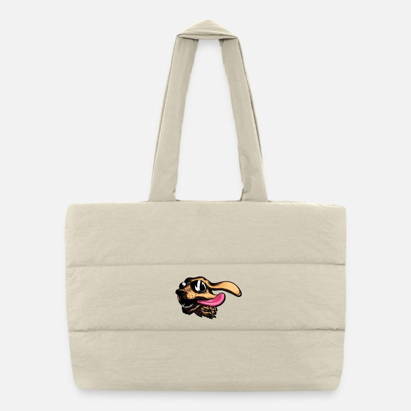 Hund Hunde Puffer-Einkaufstasche
