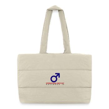 International Men's Day - Puffer Shopping Bag - natural - Front