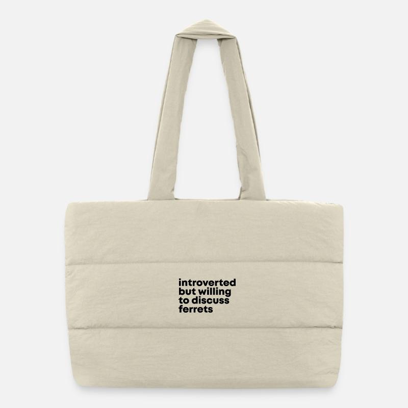 furet Sac shopping matelassé