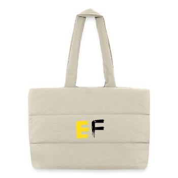 Colorful Dream Animal Abstract Design - Puffer Shopping Bag - natural - Front