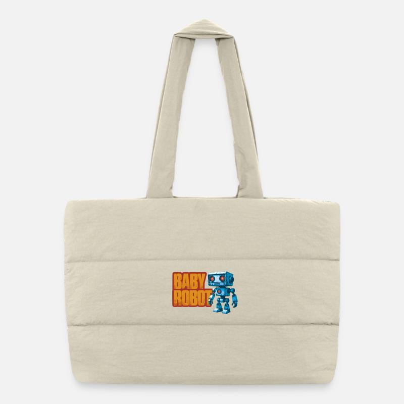 Robot Vintage Sac shopping matelassé