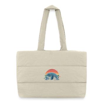 Imaginative Space Dog - Puffer Shopping Bag - natural - Front
