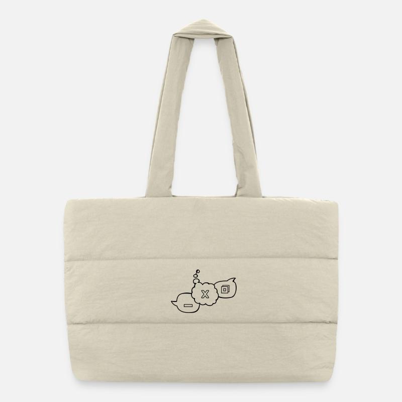 Computer speech bubbles Puffer Shopping Bag