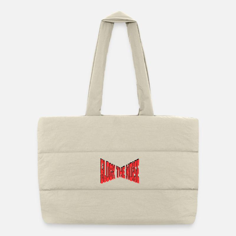 Block The Noise - Statement Puffer-Einkaufstasche