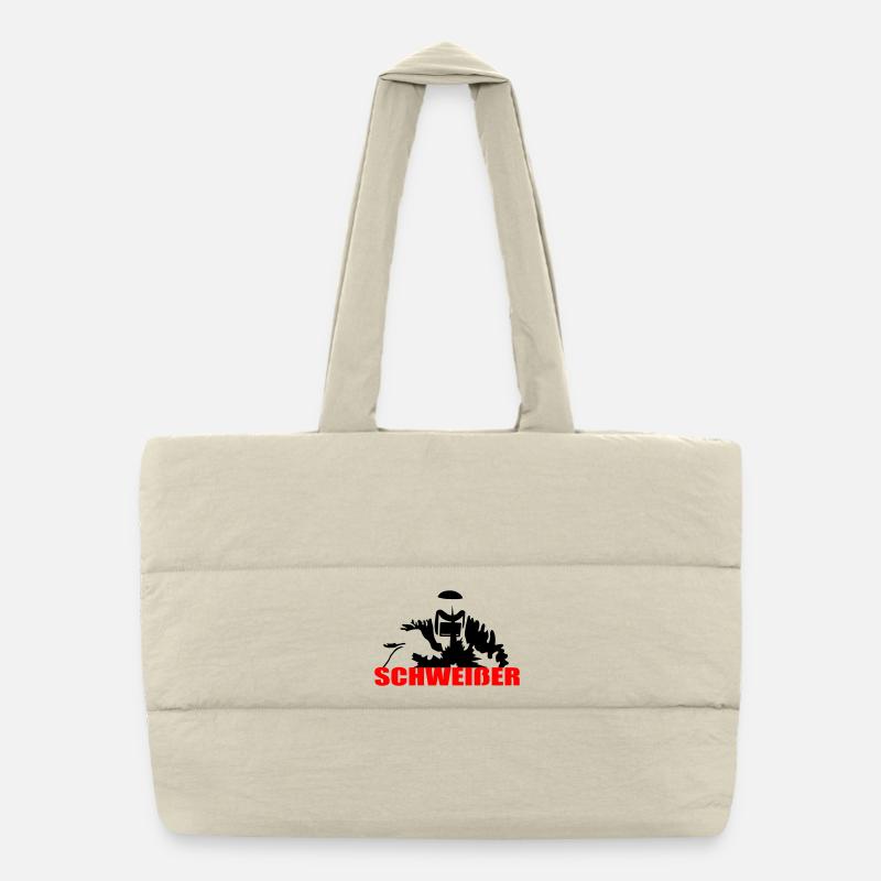 welder Puffer Shopping Bag