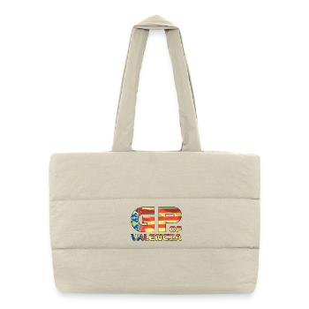 valencia_gp - Puffer Shopping Bag - natural - Front