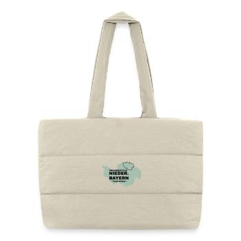 Lower Bavaria | RAIN - Puffer Shopping Bag - natural - Front