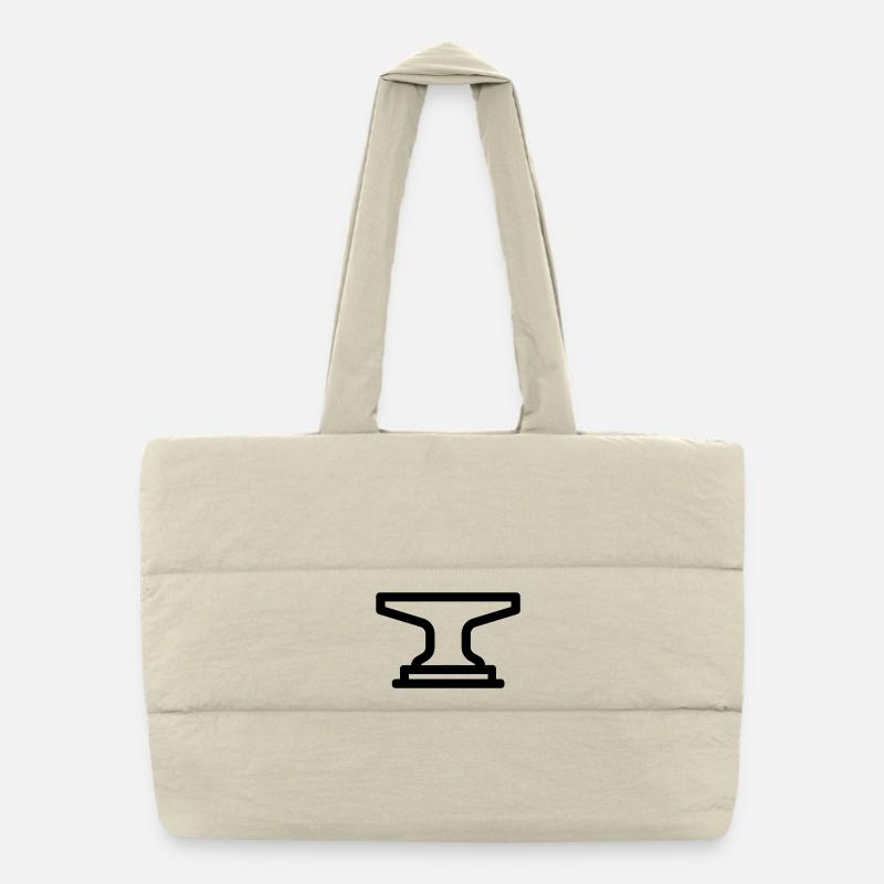 anvil Puffer Shopping Bag