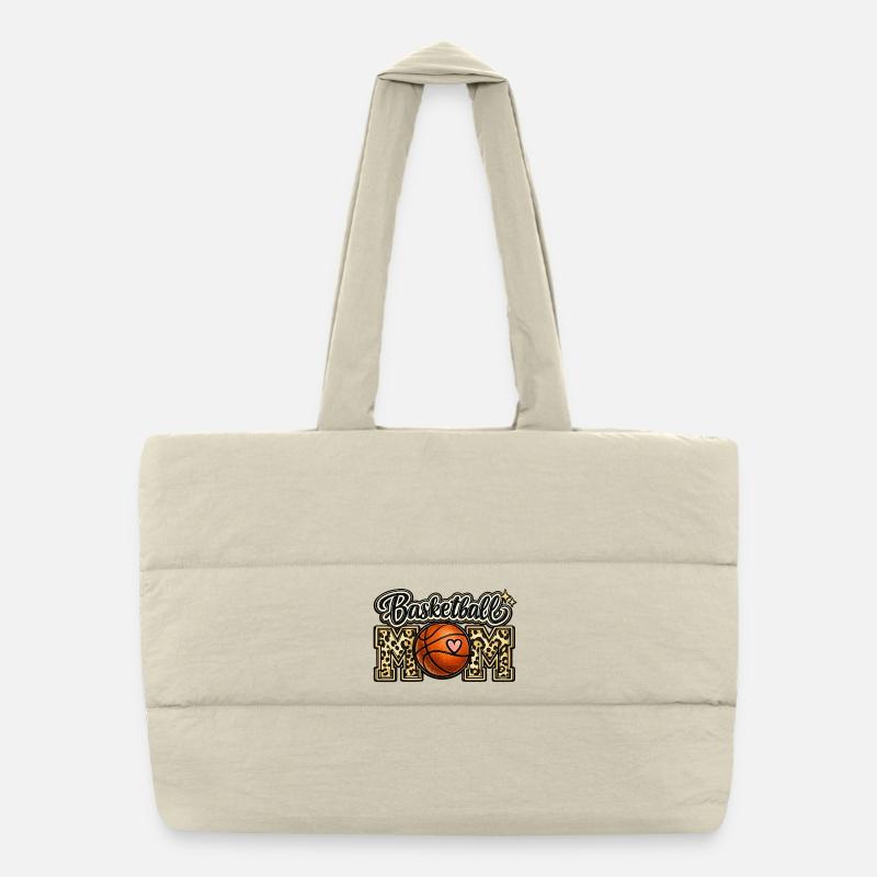 Fête des mères Basket Maman Léopard Sac shopping matelassé