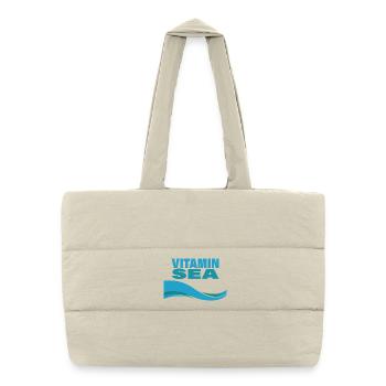 Vitamin Sea - Puffer Shopping Bag - natural - Front
