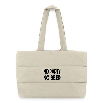 Parti - Sac shopping matelassé - blanc naturel - Devant