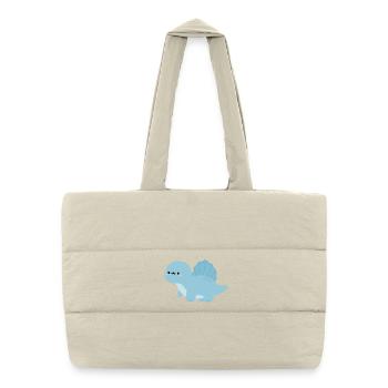 Spinosaurus Nelly - Puffer Shopping Bag - natural - Front
