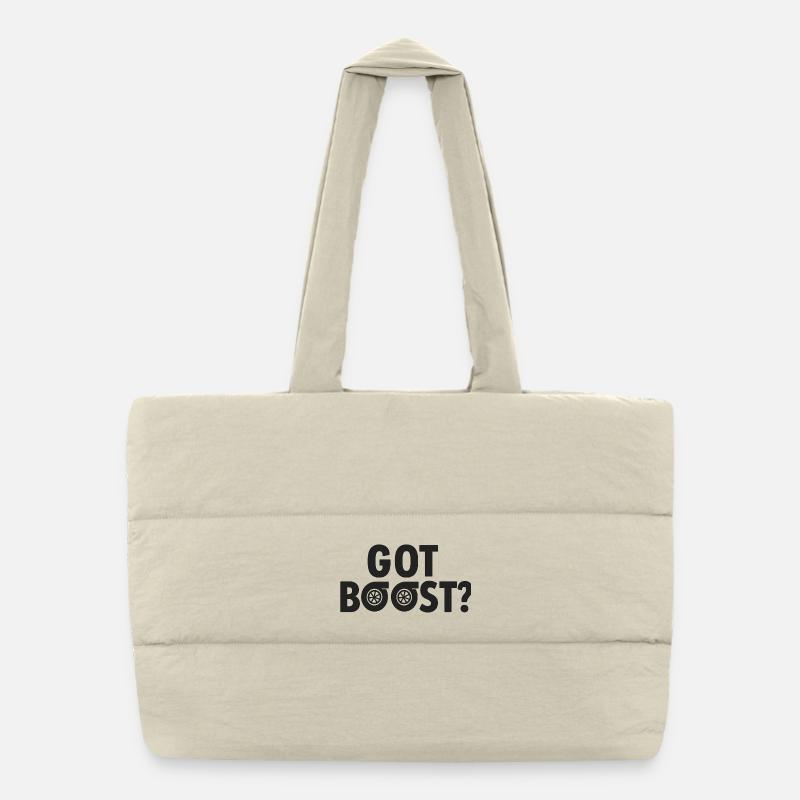 Got Boost Turbo Puffer-Einkaufstasche