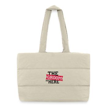 6061912 120134521 groom - Sac shopping matelassé - blanc naturel - Devant