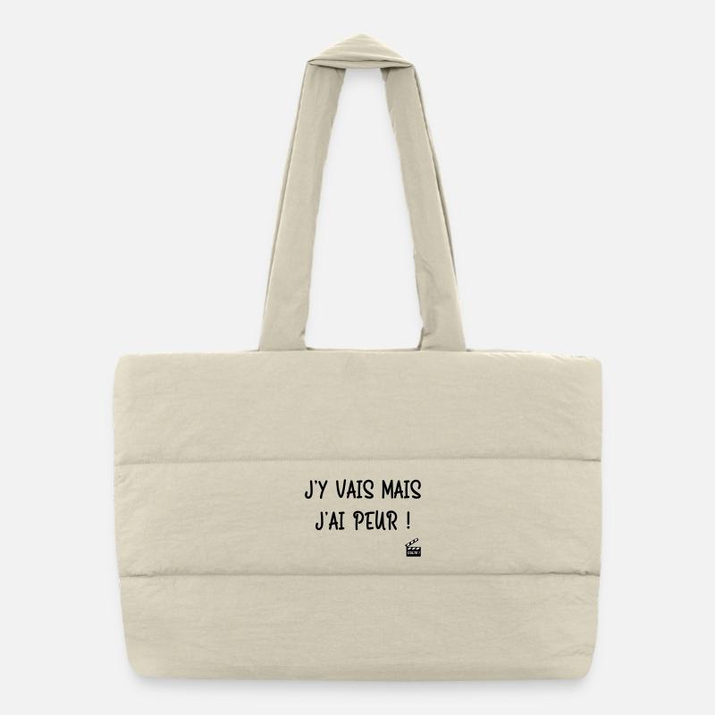 J'y vais mais j'ai peur ! Les Bronzés font du ski Sac shopping matelassé