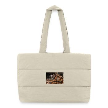 Black Forest Forest Stream - Puffer Shopping Bag - natural - Front