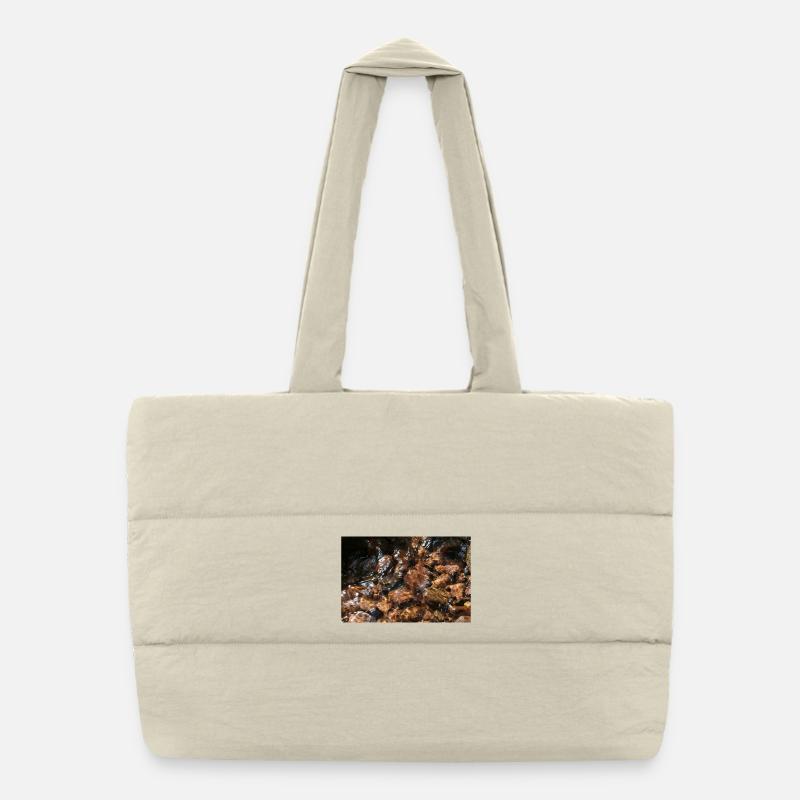 Black Forest Forest Stream Puffer Shopping Bag