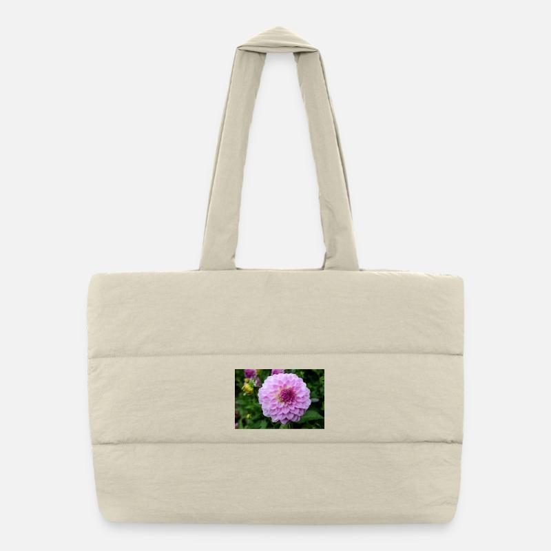 Dahlia rose rose fleur, fleur Sac shopping matelassé