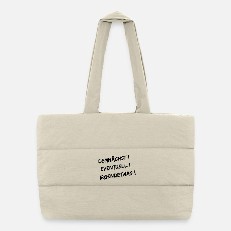 Coming soon Puffer Shopping Bag