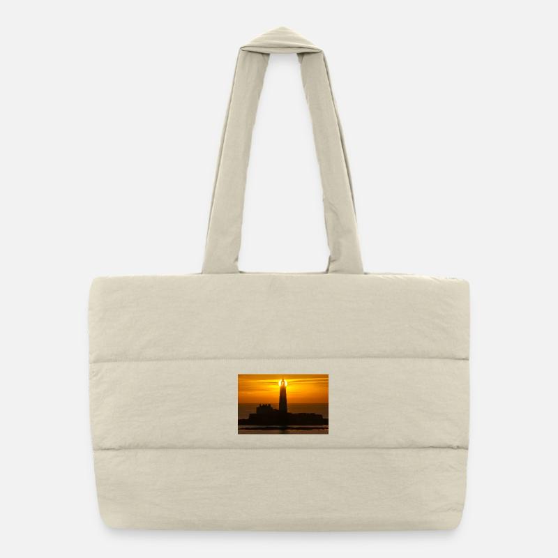 lever du soleil Phare de St Marys Sac shopping matelassé