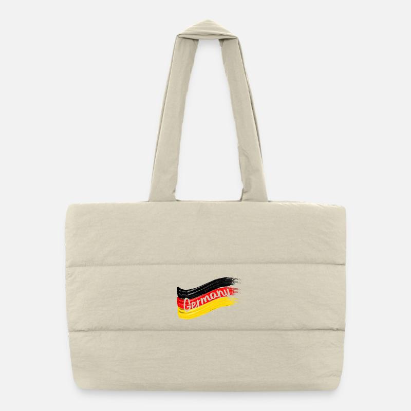 Drapeau allemand Sac shopping matelassé