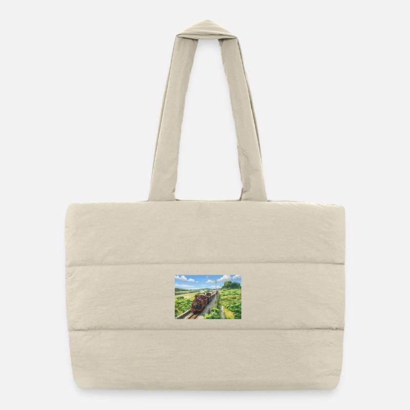 Double Confrontation Dduallt - Sac shopping matelassé - blanc naturel