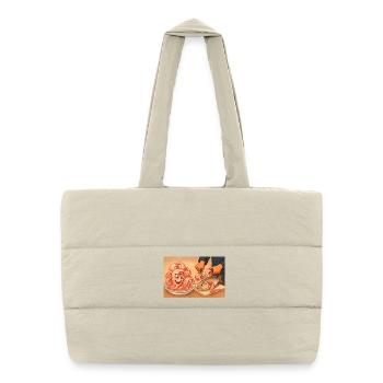 Struganina - Extrême-Nord - Sac shopping matelassé - blanc naturel - Devant