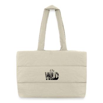 Into the Wild - Puffer Shopping Bag - natural - Front