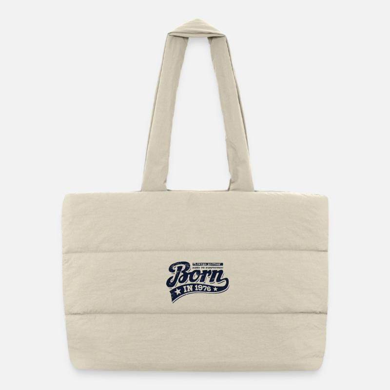 Né en 1976 | Anniversaire - Édition limitée Sac shopping matelassé
