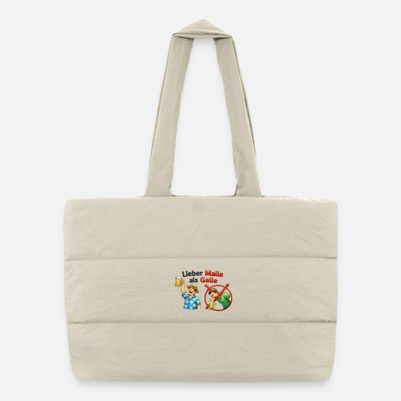 Better malle than bile - Mallorca Puffer Shopping Bag
