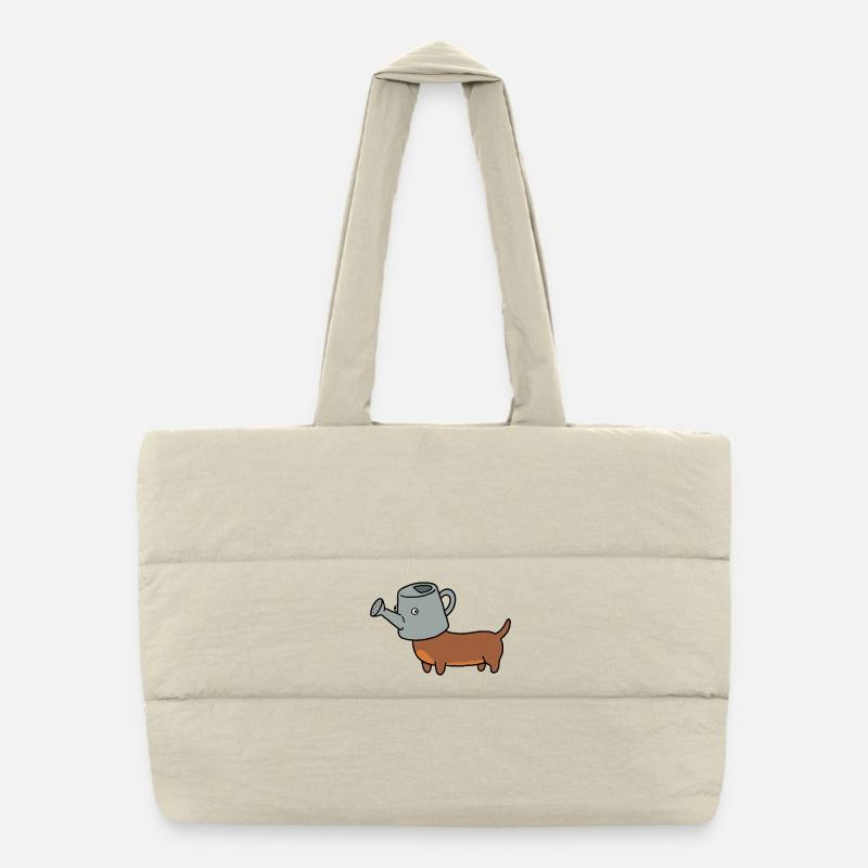 Dricky Shortcan, Teckel de jardin Sac shopping matelassé