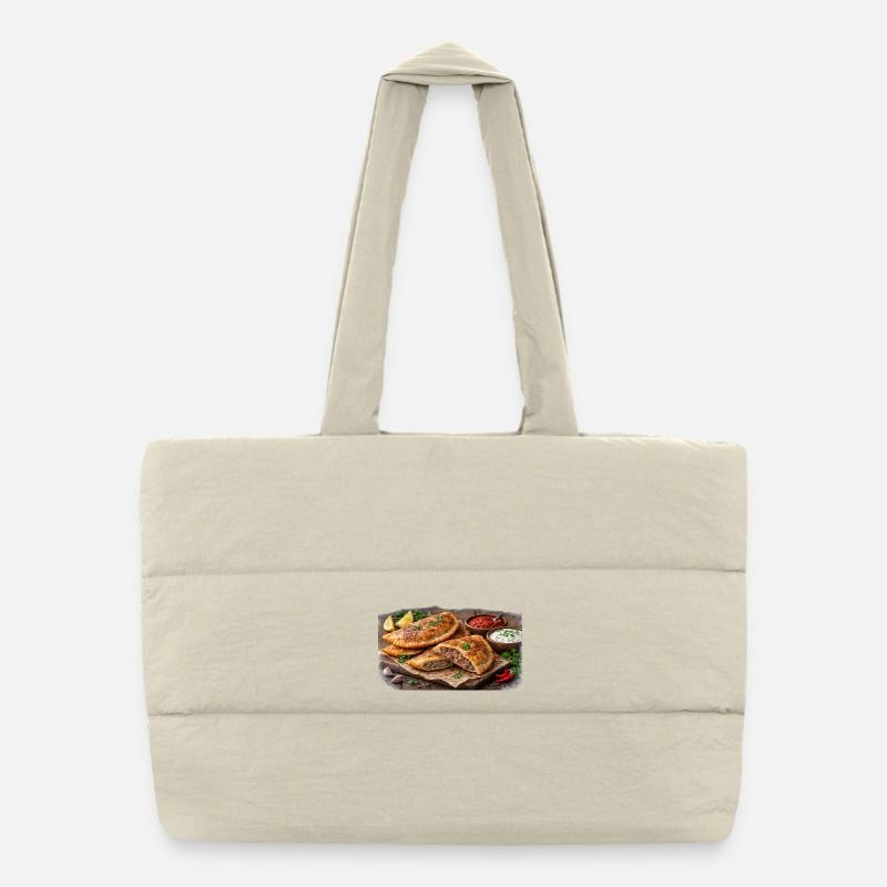 Tschebureki Puffer-Einkaufstasche