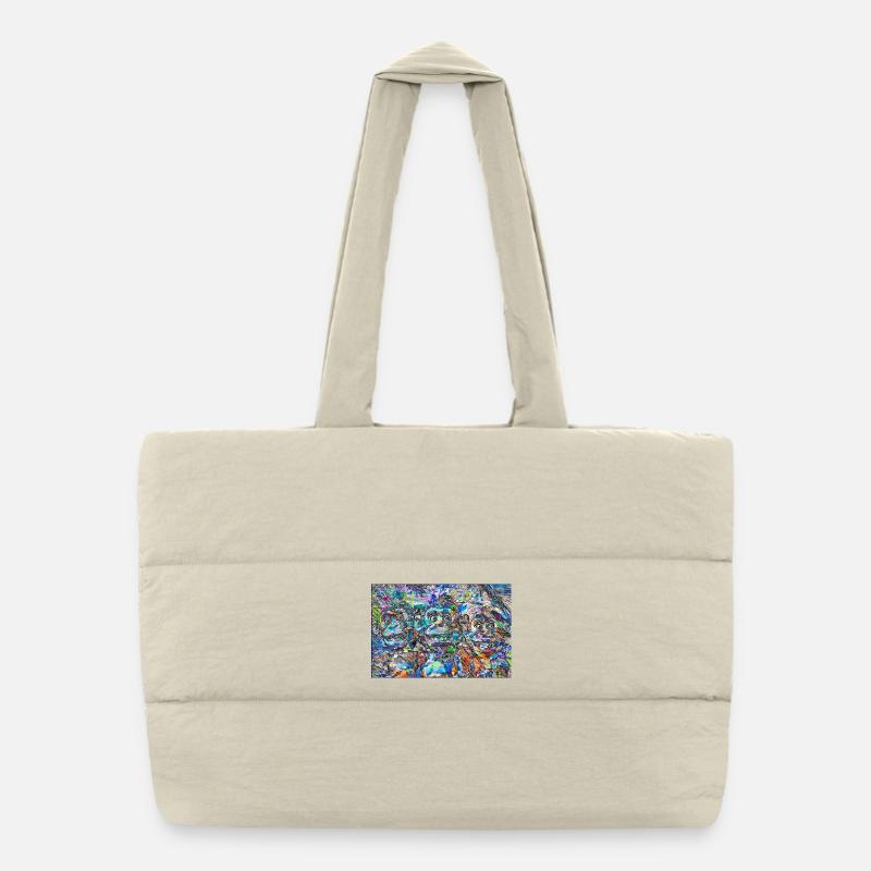 schryoddjkakkj - Puffer Shopping Bag - natural