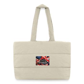 United Till Eternity Flags - Puffer Shopping Bag - natural - Front
