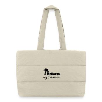 Mallorca Paradise Spanien Urlaub Geschenk - Puffer-Einkaufstasche - Naturweiß - Vorne