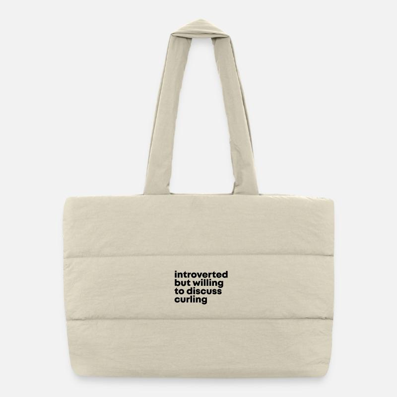 Curling Puffer-Einkaufstasche