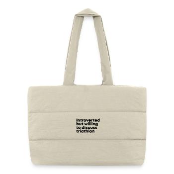 Triathlon - Puffer Shopping Bag - natural - Front