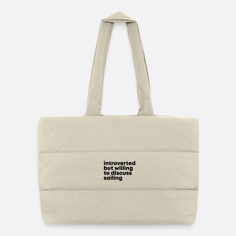 Sailing Puffer Shopping Bag
