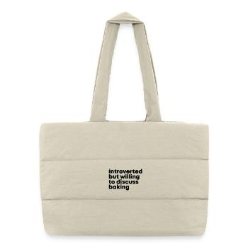 Baking - Puffer Shopping Bag - natural - Front