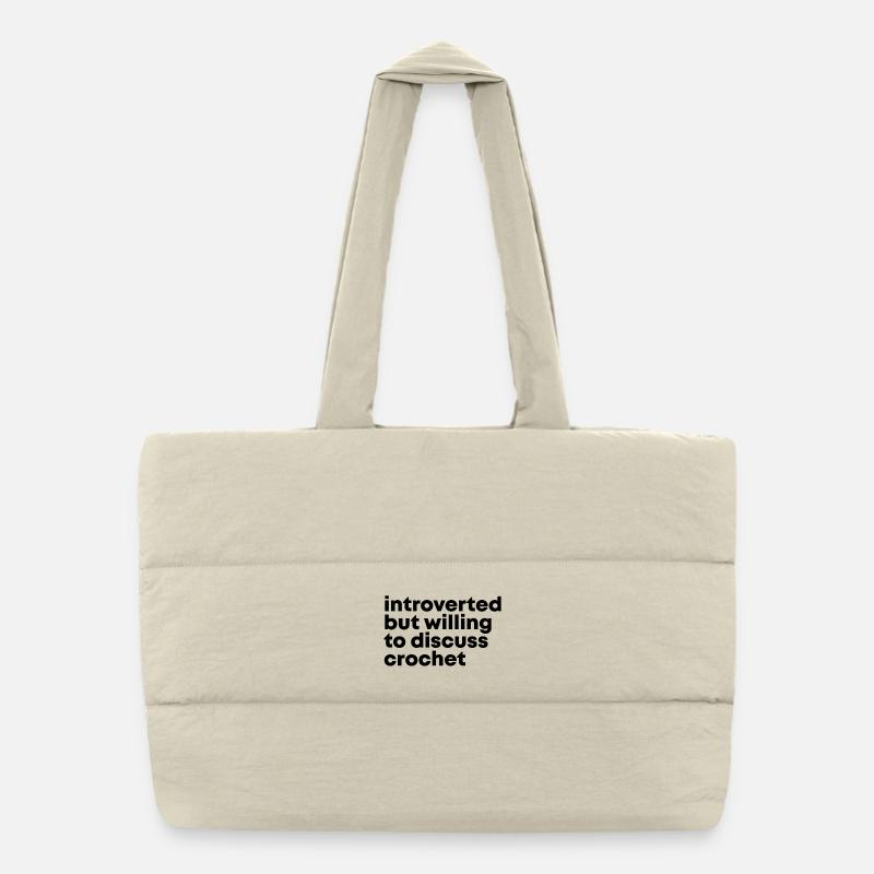 Häkeln Puffer-Einkaufstasche