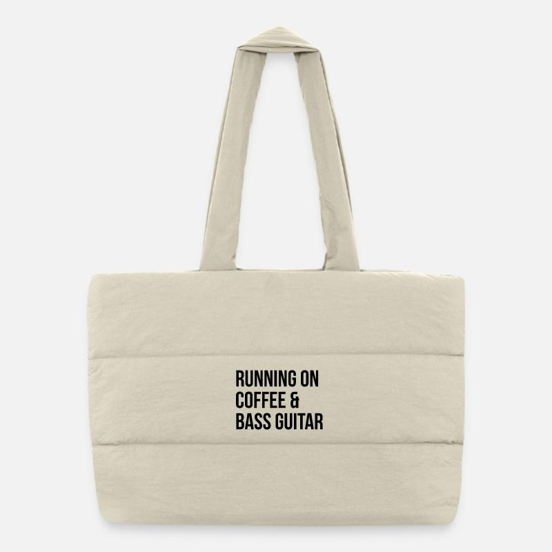guitare basse Sac shopping matelassé