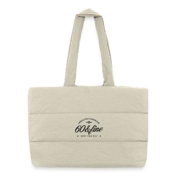 Vintage Born This Way – Absolument Beau 60 - Sac shopping matelassé - blanc naturel - Devant