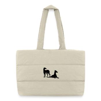 Gruppe Galgos - Puffer-Einkaufstasche - Naturweiß - Vorne