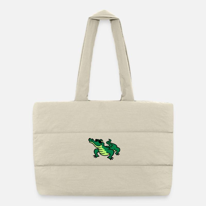 Cool Croc Puffer Shopping Bag