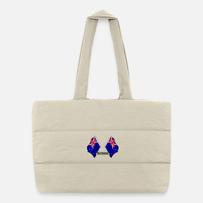 Drapeau néo-zélandais Sac shopping matelassé